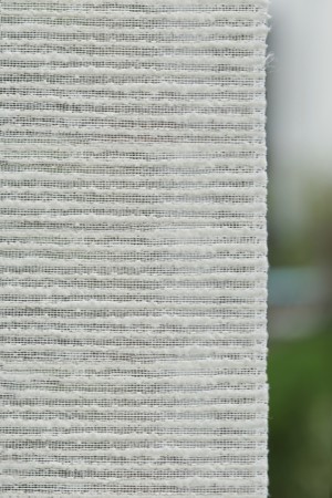 Ecran de chenille blanc