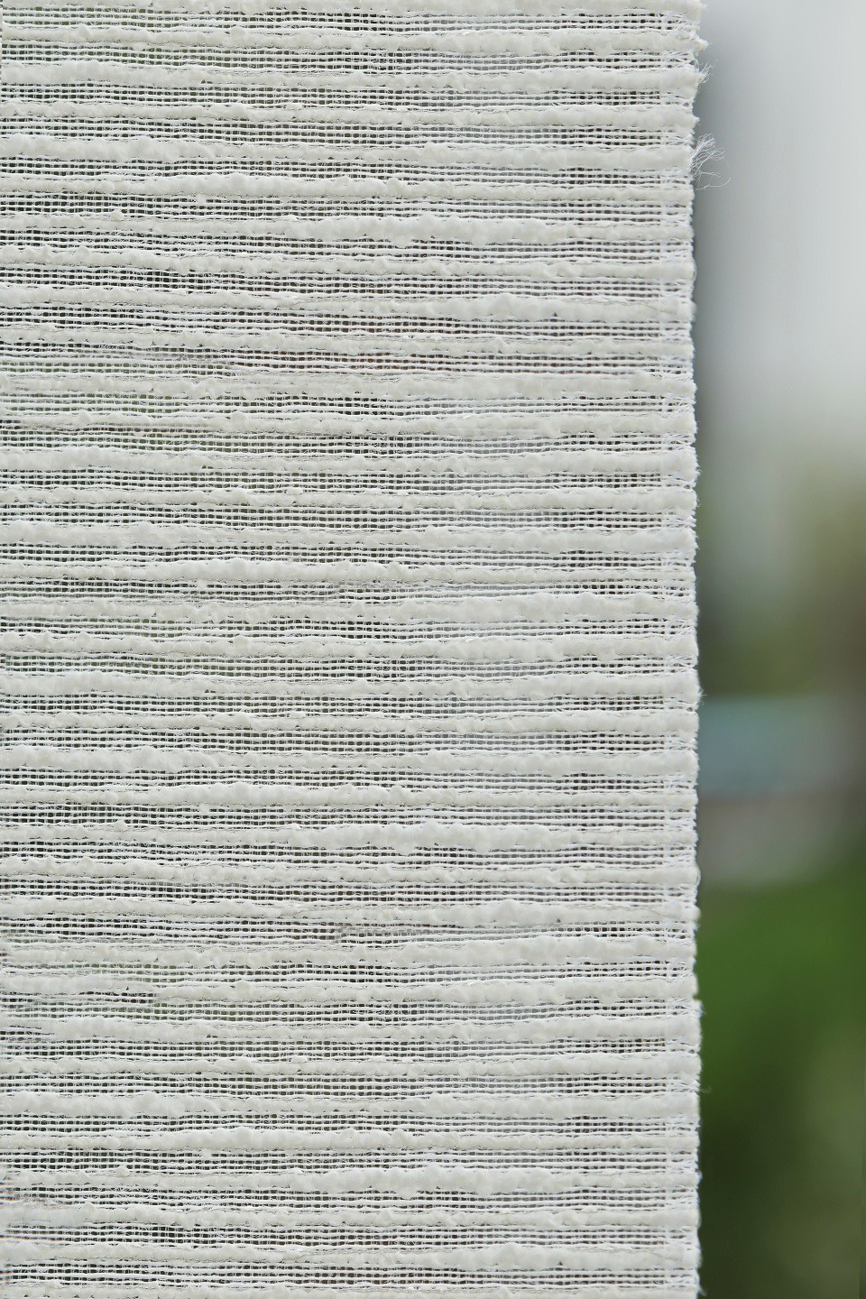 Ecran de chenille blanc